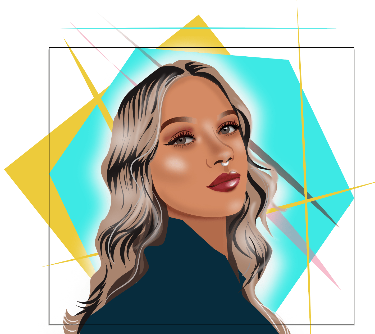 Digital fashion illustration