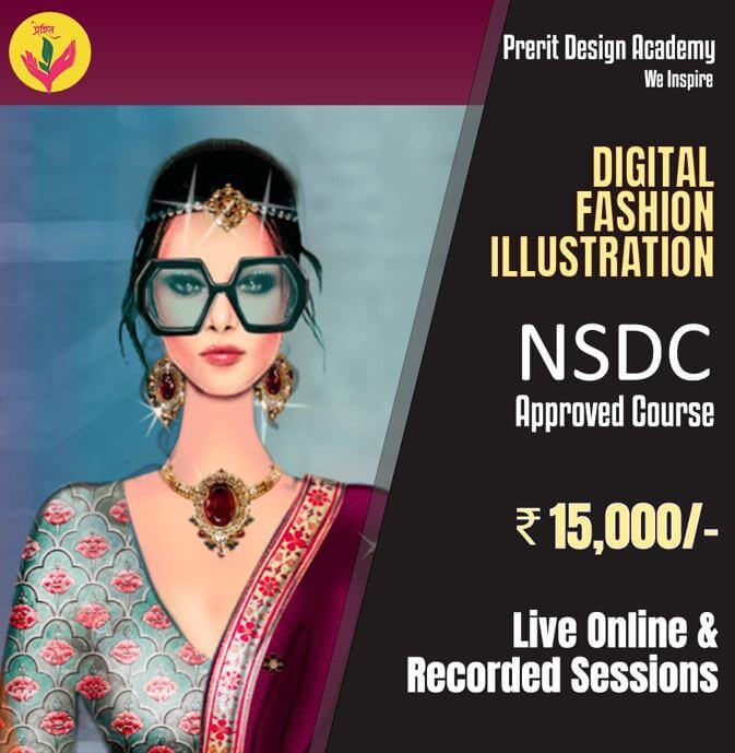 Digital fashion Illustration - Prerit Design Academy